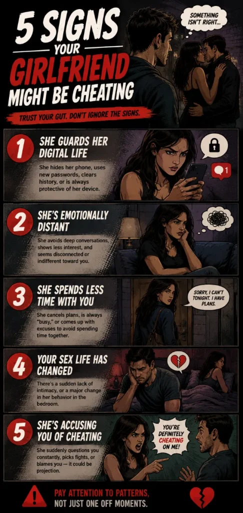 She Said Nothing Was Wrong Then These 15 Cheating Girlfriend Signs Exposed the Truth
