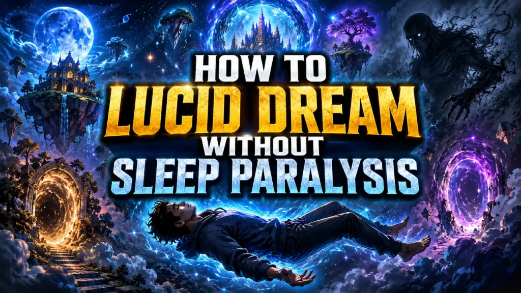 how to lucid dream without sleep paralysis