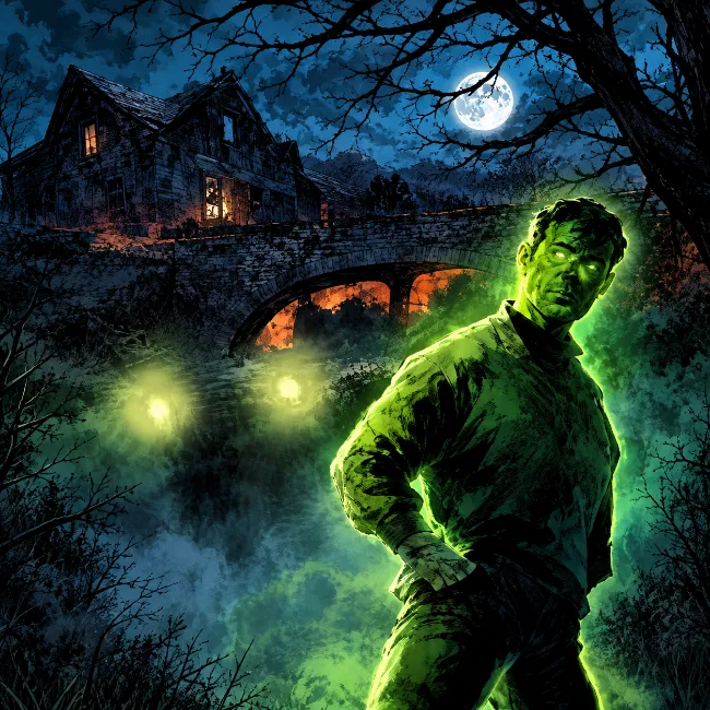 Glowing Green Man urban legend