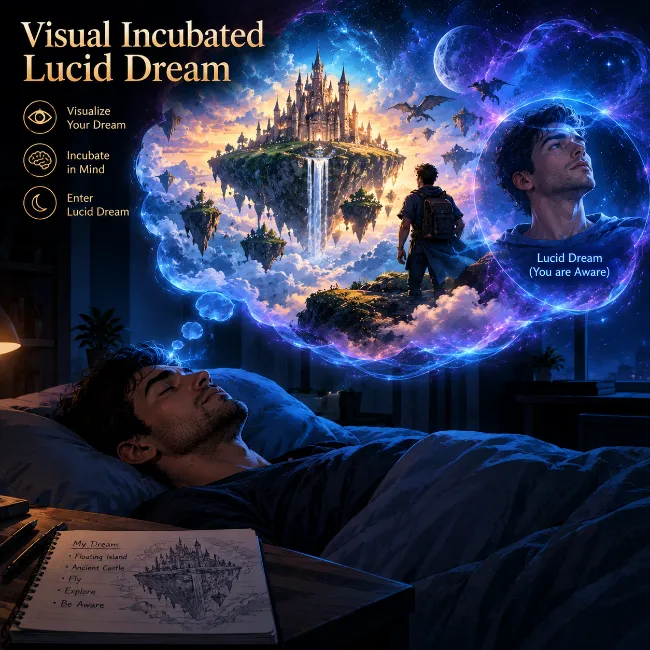 Visual Incubated Lucid Dream