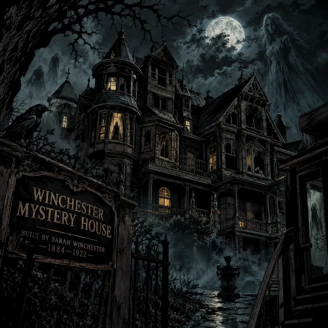 paranormal activity reported at the Winchester Mystery House