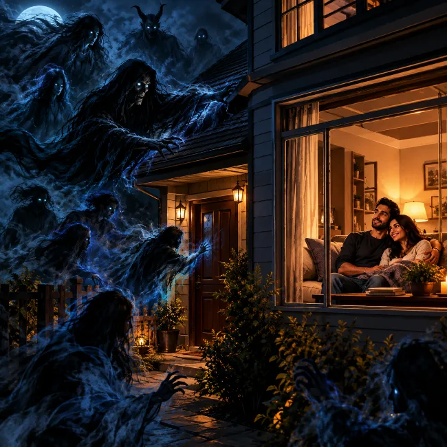 sign and symptom of haunted house